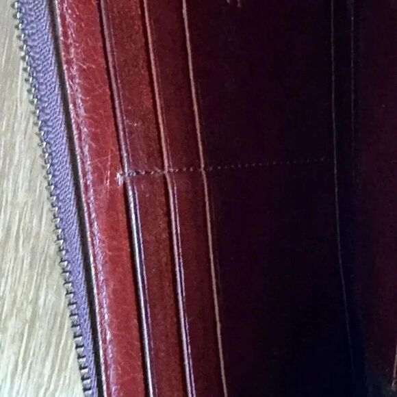 Bugatti Vintage Leather Soft Women’s Long Wallet Organizer - Picture 7 of 13